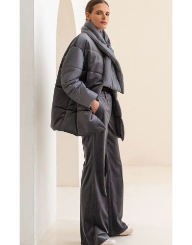 Frizman Steppjacke mit Winterstop® Membran und Comfortemp® Kunstdaunenfüllung (Grey Shark)