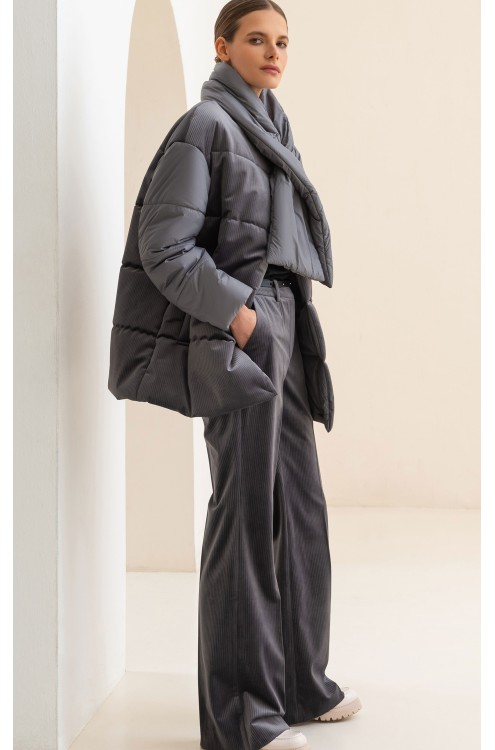 Frizman Steppjacke mit Winterstop® Membran und Comfortemp® Kunstdaunenfüllung (Grey Shark)