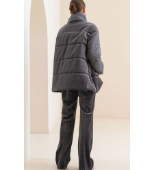 Frizman Padded Jacket with Winterstop® Membrane and Comfortemp® Faux-Down (Grey Shark)