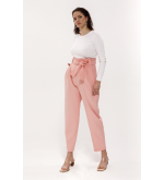 Extra High Waisted Pants with Belt