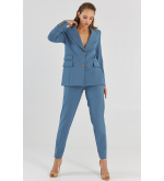 Blue Slim-Fit Suit