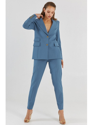 Blue Slim-Fit Suit