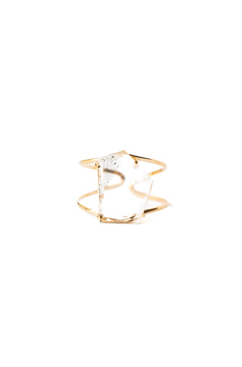 Armreif mit Facettiertem Kristall von Katára Jewellery (2)