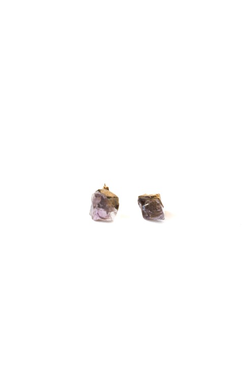 Ohrstecker mit Dunklem Amethyst von Katára Jewellery (1)