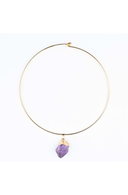 Anhänger mit Natur-Amethyst von Katára Jewellery (1)