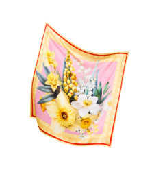 Seidentuch Ukrainische Aprilblumen von Khustyna