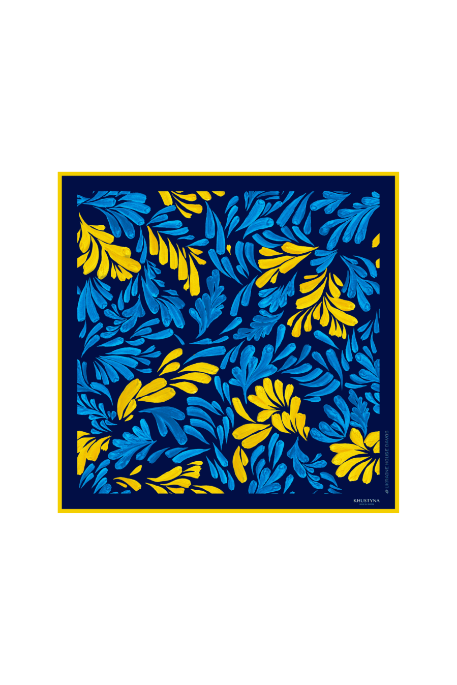 Seidentuch Farben der Ukraine von Khustyna