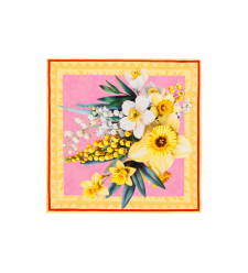 Seidentuch Ukrainische Aprilblumen von Khustyna