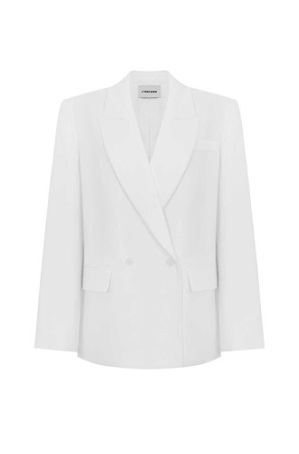 Brussel White Blazer von L'eskizzo