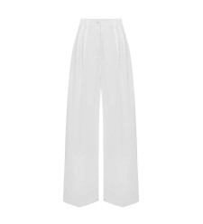 Palazzo-Hose Wanilla White von L'eskizzo