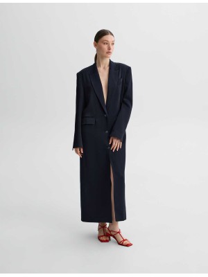 Mantel-Blazer Cancale Navy Blue von L'eskizzo