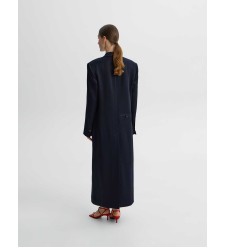 Mantel-Blazer Cancale Navy Blue von L'eskizzo