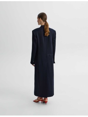 Mantel-Blazer Cancale Navy Blue von L'eskizzo