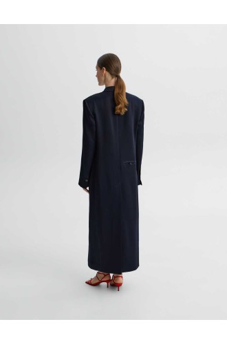 Mantel-Blazer Cancale Navy Blue von L'eskizzo