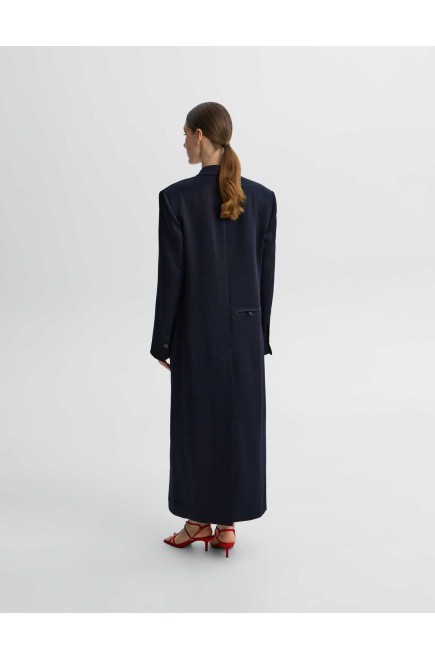 Mantel-Blazer Cancale Navy Blue von L'eskizzo