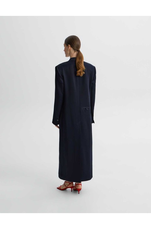Mantel-Blazer Cancale Navy Blue von L'eskizzo