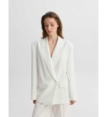 Brussel White Blazer von L'eskizzo