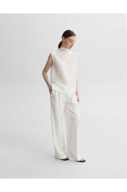 Palazzo-Hose Wanilla White von L'eskizzo