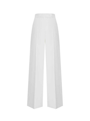Hose Virginia White Linen von L'eskizzo