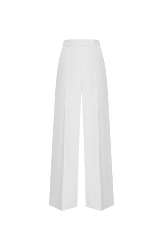 Hose Virginia White Linen von L'eskizzo