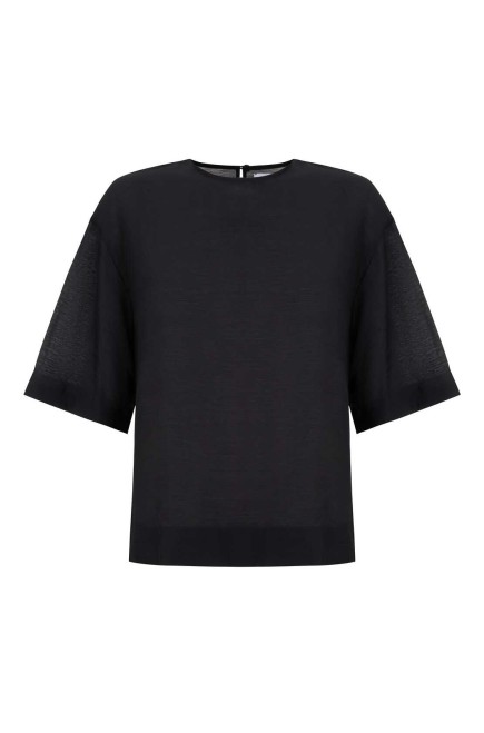 Manciet Schwarz Top von L'eskizzo