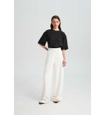 Hose Virginia White Linen von L'eskizzo
