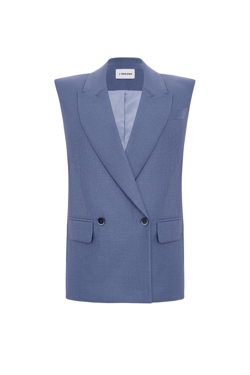 Weste Madison Blue von L'eskizzo