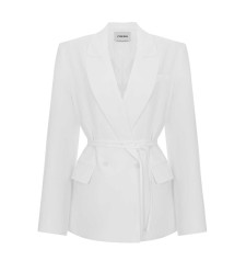 Brussel White Blazer von L'eskizzo Brussel White Blazer von L'eskizzo
