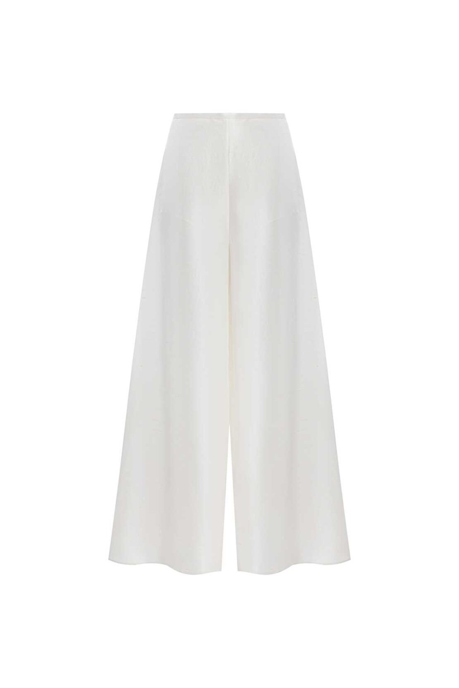 Weite Hose Cremona White von L'eskizzo Weite Hose Cremona White von L'eskizzo