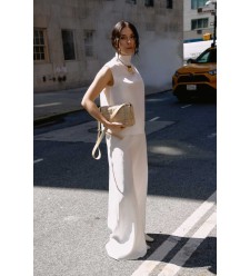 Weite Hose Cremona White von L'eskizzo Weite Hose Cremona White von L'eskizzo