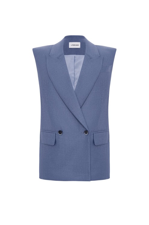 Weste Madison Blue von L'eskizzo Weste Madison Blue von L'eskizzo