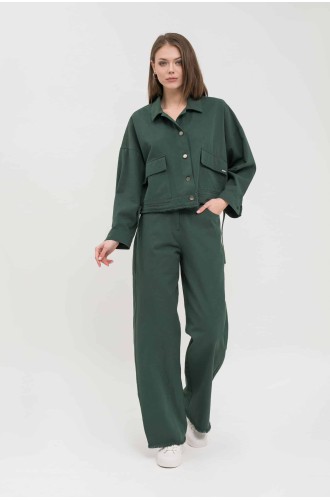 Maha Anzug: Jacke und Hose aus Baumwolle