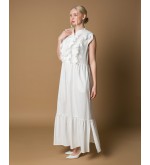 Maha Maxi-Kleid mit Rüschen