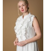 Maha Maxi-Kleid mit Rüschen