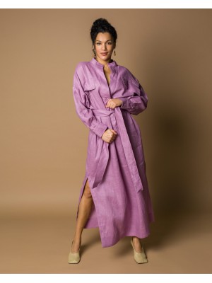 Maha Leinenkleid-Hemd aus Naturleinen