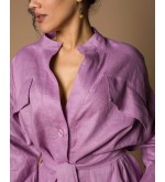 Maha Leinenkleid-Hemd aus Naturleinen