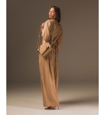 Maha Anzug: Jacke und Hose aus Naturleinen (Sand)