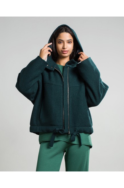 Maha Jacke aus Mantelstoff