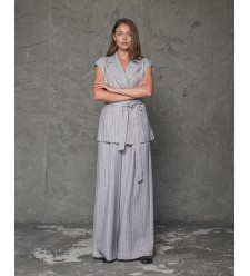 Maha Nadelstreifen-Set: Weste und Hose