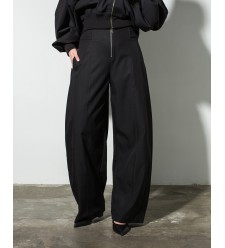 Maha Barrel Silhouette Trousers Maha Barrel Silhouette Trousers
