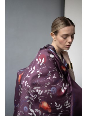 Nagrodzki.S Tuch "Burgundy love"
