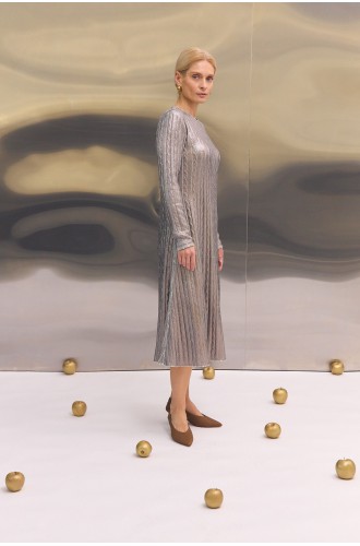 Nagrodzki.S Metallic-Kleid