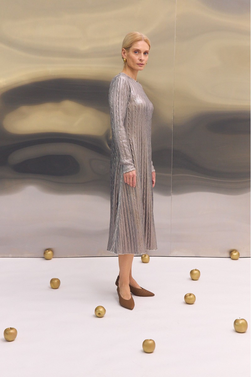 Nagrodzki.S Metallic-Kleid