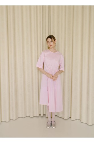 NAGRODZKI.S Asymmetrischen Rosa Kleid