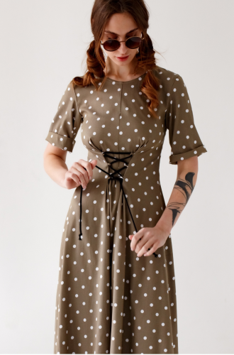Dress With White Dots