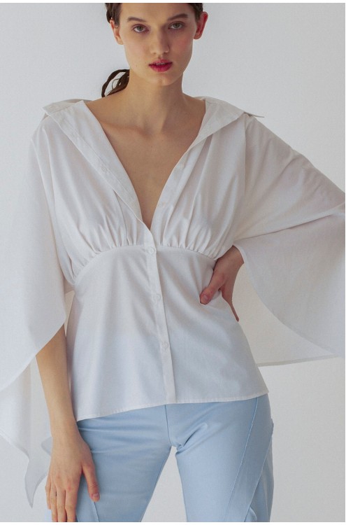 Baumwoll-Oversize-Bluse von Panove