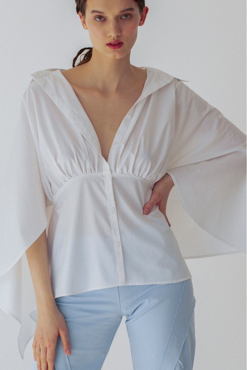 Baumwoll-Oversize-Bluse von Panove
