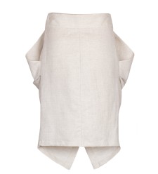 Panove Asymmetrischer Rock aus Hanf und Baumwolle