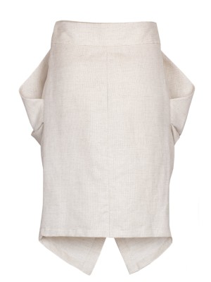 Panove Asymmetrischer Rock aus Hanf und Baumwolle