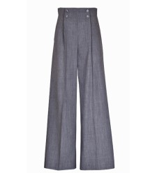  Damen Wollhose in Grau
